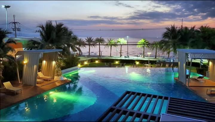 شقة 2 ห้องนอน 2 ห้องน้ำ Seaview Jomtien ชั้น18 المظهر الخارجي الصورة